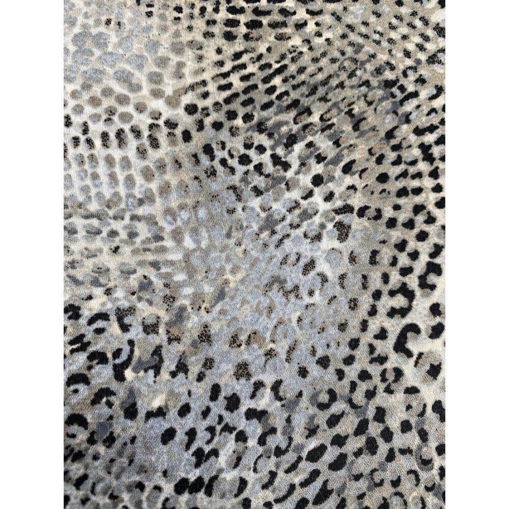 Womens Apt 9 Gray Black Snake Python Print V Neck… - image 8